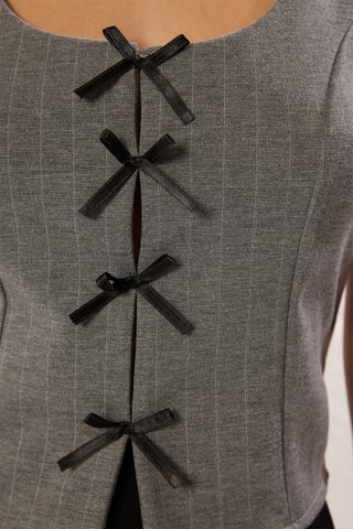 Top - Cinzento mesclado