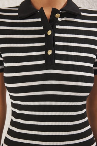 Vestido-polo - Preto