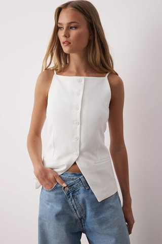 Colete de fato - Branco