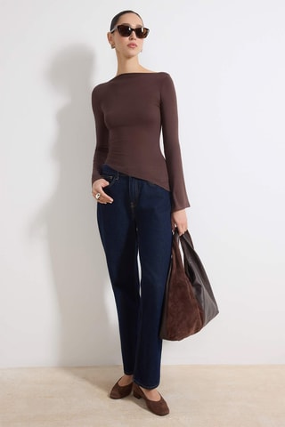 Top - Castanho-escuro