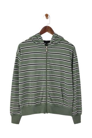 Sweat com capuz - Verde