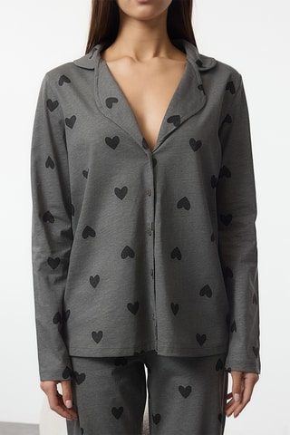 Pijama - Cinzento-escuro