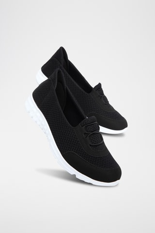 Sapato slip-on - Preto