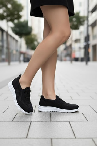 Sapato slip-on - Preto
