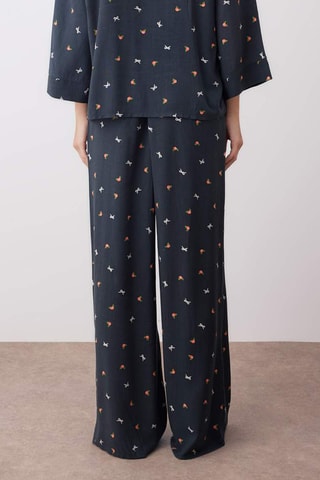 Pijama - Azul-escuro