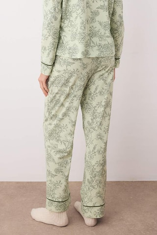 Pijama - Verde-claro