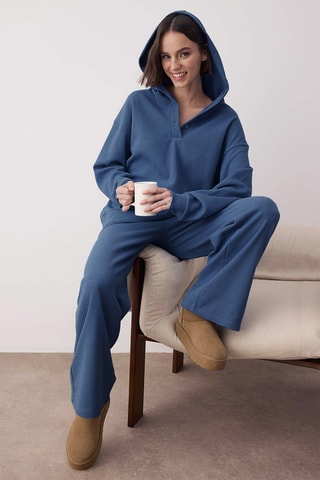 Pijama - Azul-cobalto