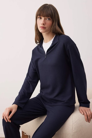 Pijama - Azul-marinho