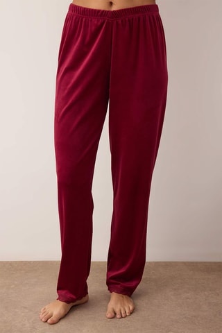 Pijama 3 peças - Bordô