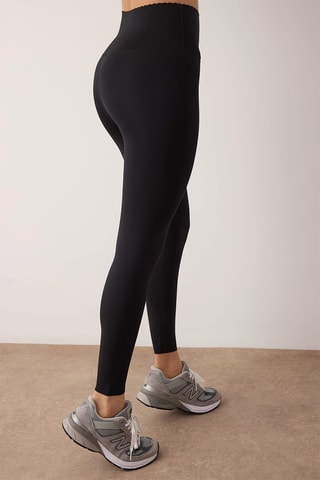Legging de cintura subida - Preto