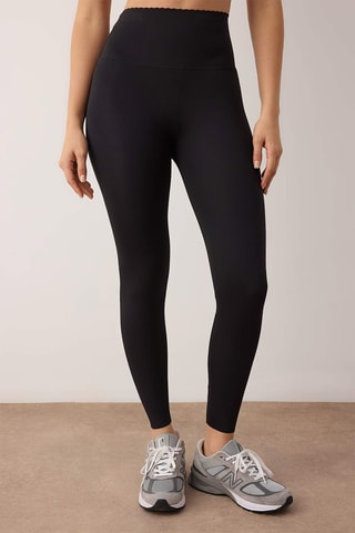 Legging de cintura subida - Preto