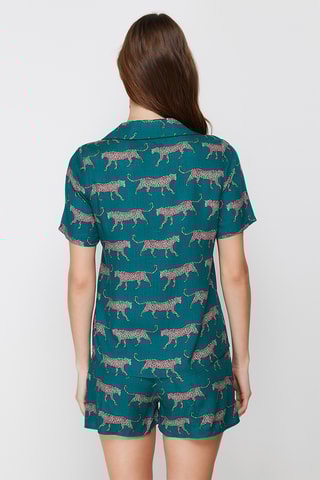 Pijama - Verde-esmeralda