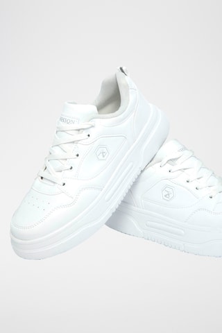 Sapatilhas com plataforma - Branco