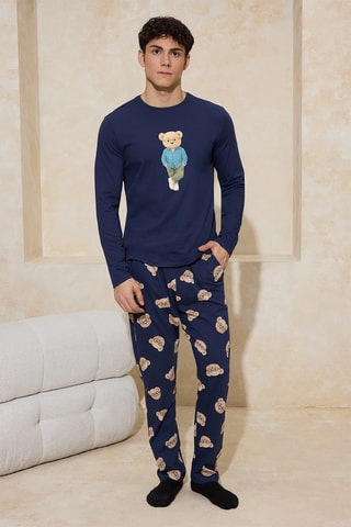 Pijama - Azul-marinho