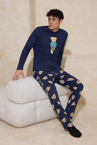 Pijama - Azul-marinho