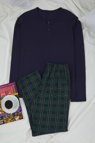 Pijama - Azul-marinho