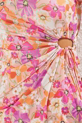 Vestido assimétrico - Rosa