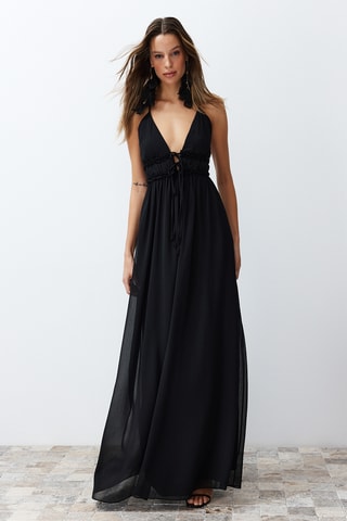 Vestido comprido - Preto