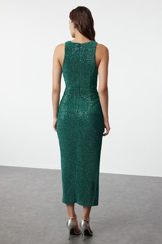 Vestido justo - Verde