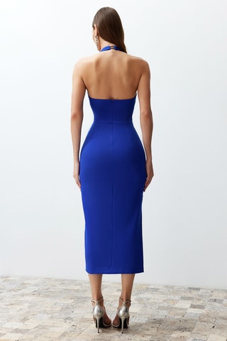 Vestido justo - Azul