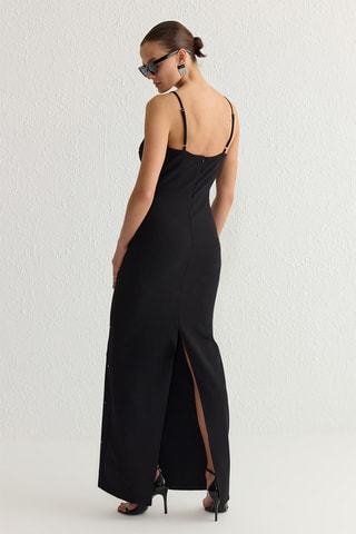 Vestido justo - Preto