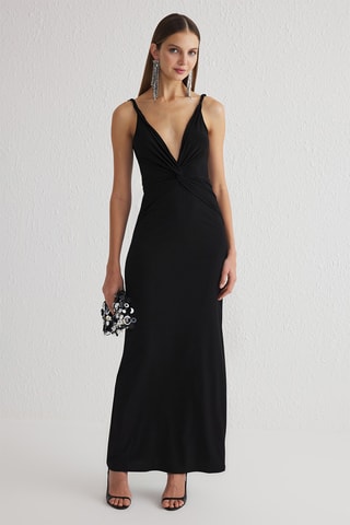 Vestido justo - Preto