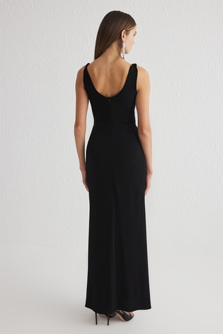 Vestido justo - Preto