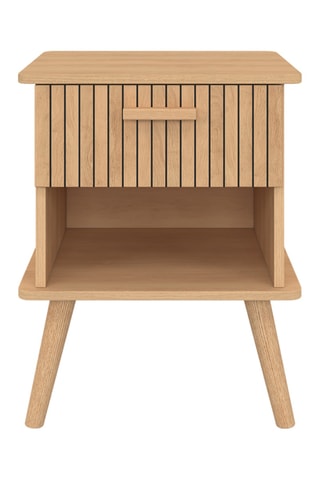 2 tables de chevet 1 tiroir Albane - 34 x 50 x 40 cm