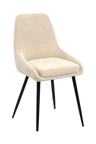 4 cadeiras Olivia - 47,5 x 79 x 54 cm - Revestimento em veludo