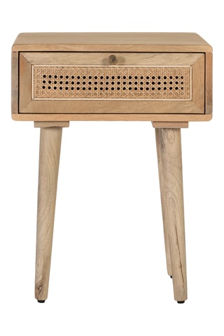 Table de chevet 1 tiroir en manguier - 61 x 45 x 40 cm