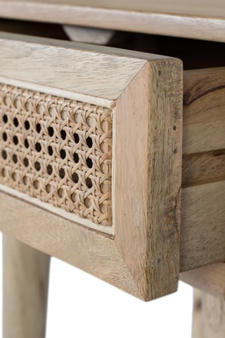 Table de chevet 1 tiroir en manguier - 61 x 45 x 40 cm