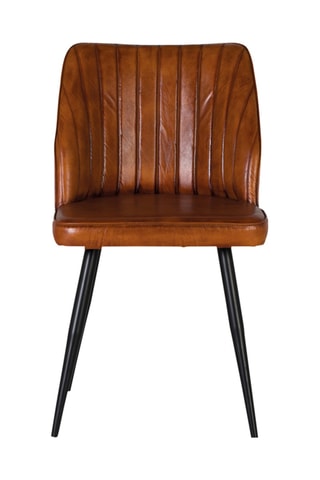 Chaise - Marron et noir - En bois