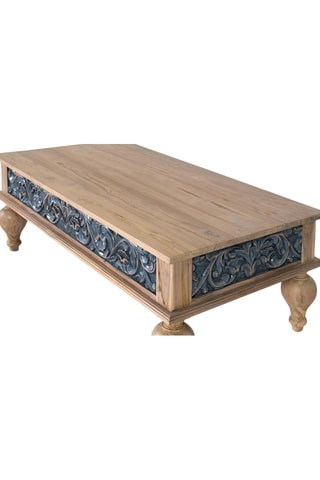 Table basse en teck - 46 x 125 x 65 cm