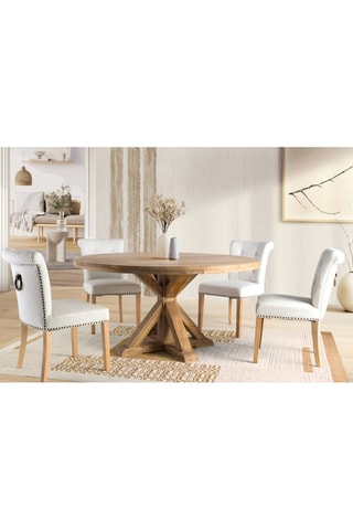 Table en manguier - 150 x 150 x 76 cm