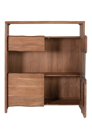 Buffet 4 portes en acacia - 130 x 147 x 45 cm