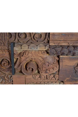 Buffet 2 portes en bois - Naturel - 180 x 60 x 50 cm