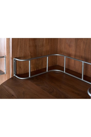 Bar 2 portes en acacia - 80 x 190 x 80 cm