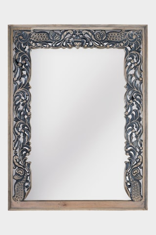 Miroir - 91 x 122 x 5 cm - Naturel