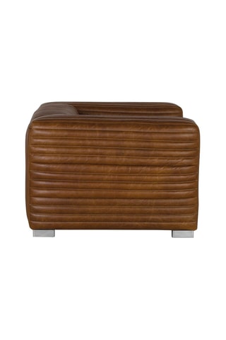 Fauteuil - Marron - En cuir