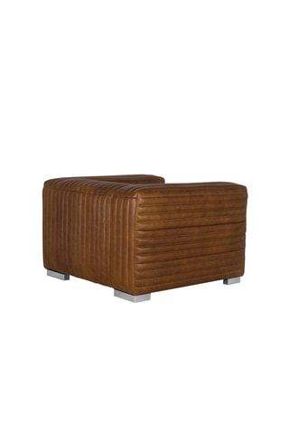 Fauteuil - Marron - En cuir