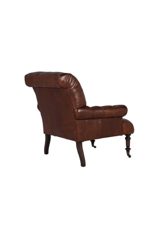Fauteuil - Marron - En cuir