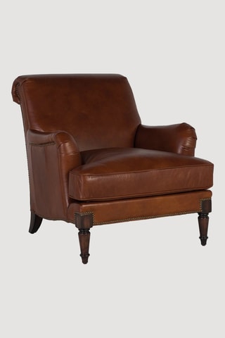 Fauteuil - Marron - En cuir
