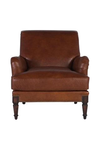 Fauteuil - Marron - En cuir