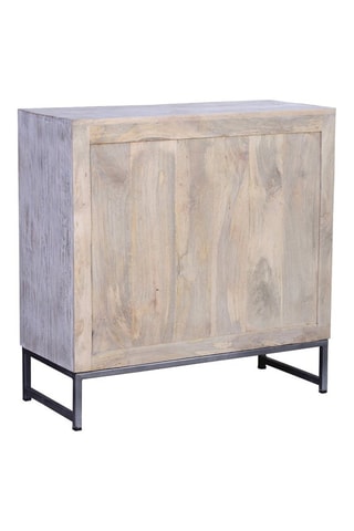 Buffet 2 portes - Blanc vieilli