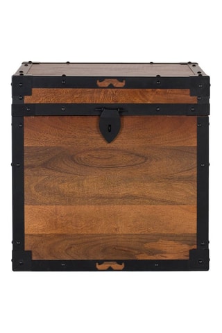 Coffre en manguier - 50 x 50 x 50 cm