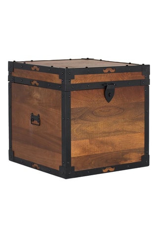 Coffre en manguier - 50 x 50 x 50 cm