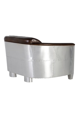 Canapé - Marron - 2 places - En cuir