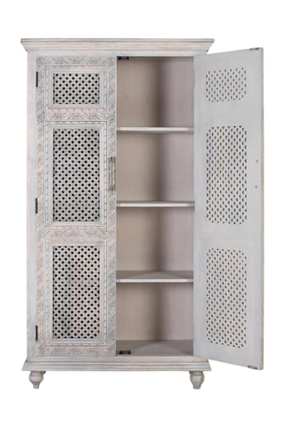 Armoire 2 portes en manguier - 185 x 104 x 43 cm