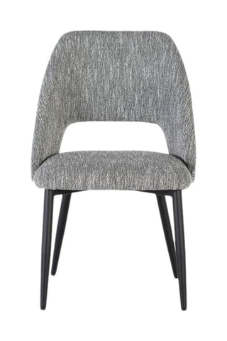 2 chaises - Gris et noir