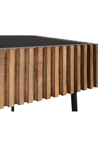 Table basse - Naturel et noir